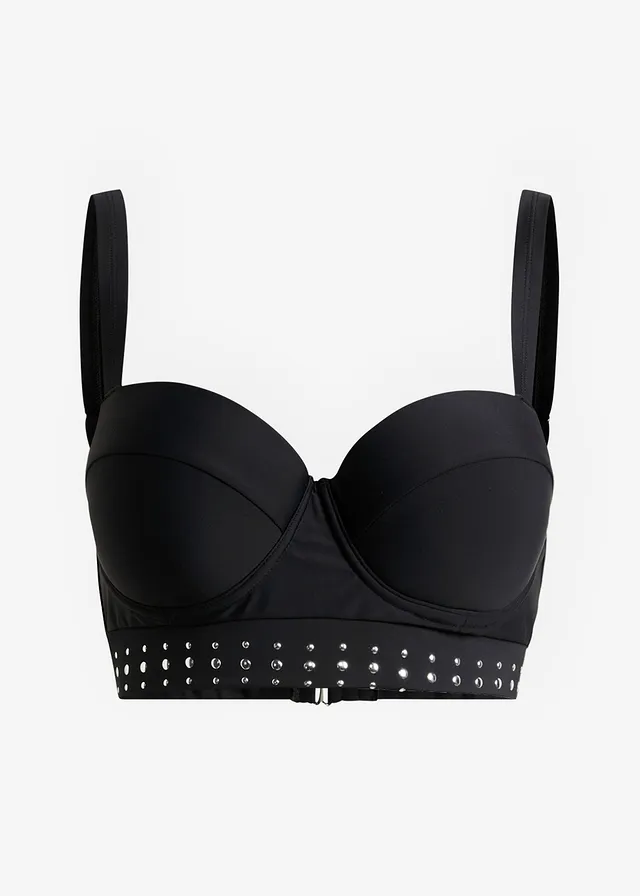 Ekskluzywny biustonosz bikini na fiszbinach z poliamidu z recyklingu cena 64 99 zł sklep