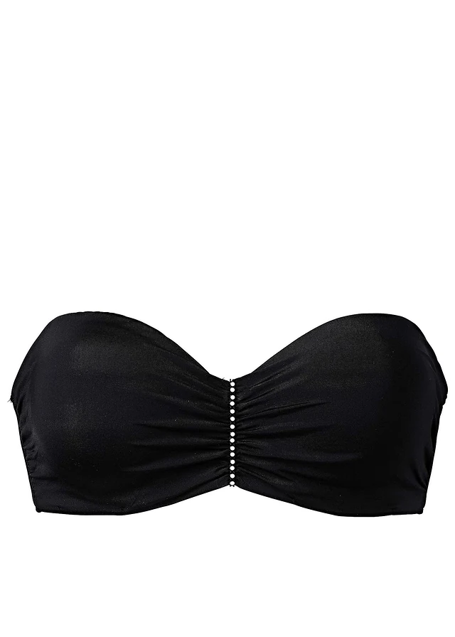 Soutien-gorge bandeau à armatures, Couleur: noir