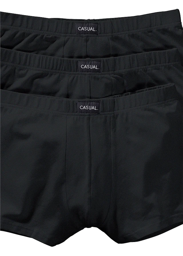 Strakke boxershorts met katoen (set van 3)