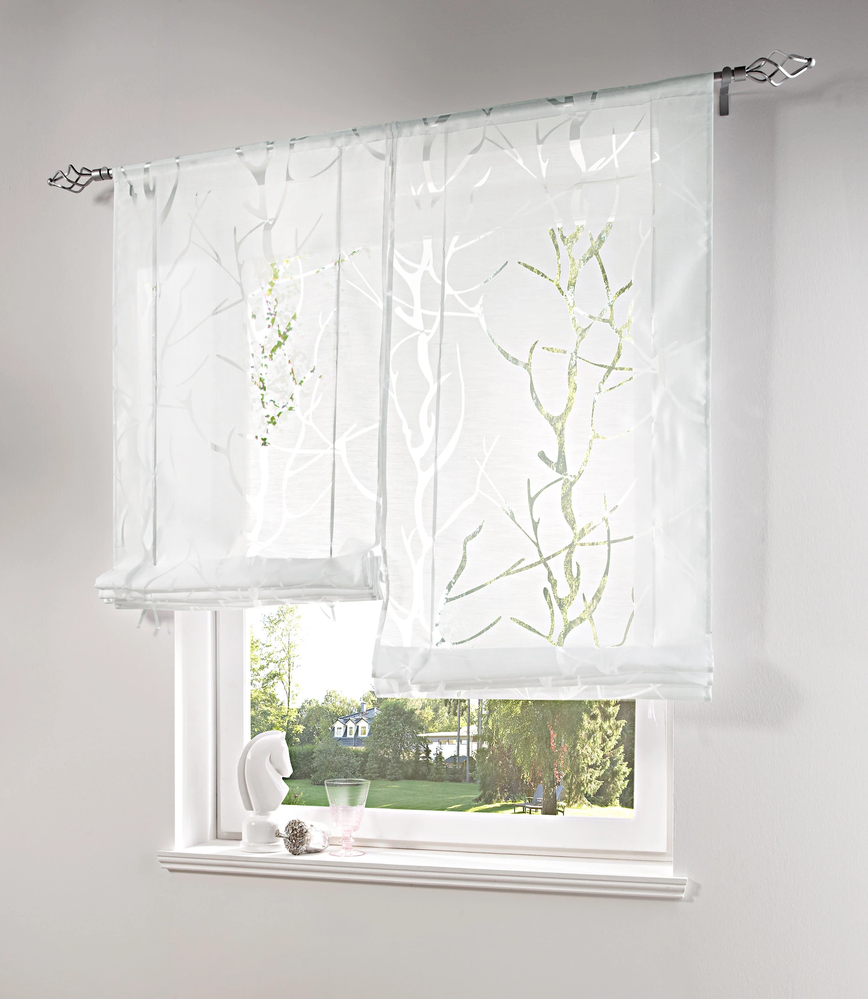 Vypalovaná roleta na zavazování • bílá • bonprix obchod