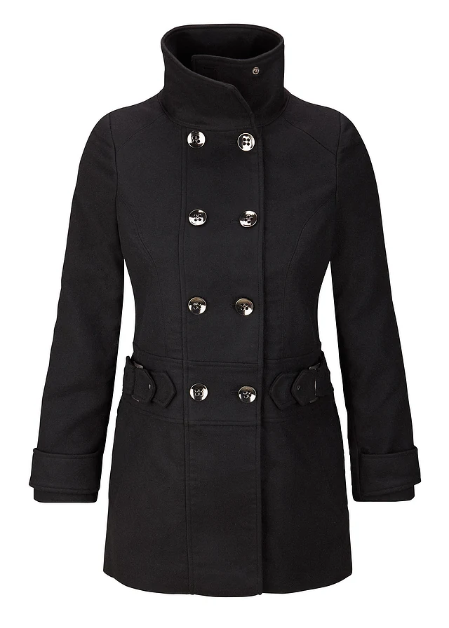 Manteau court, petite stature, Couleur: noir