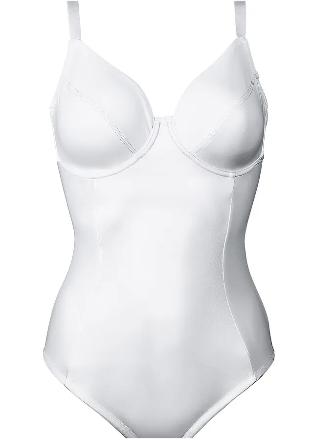 Stahovací body, střední tvarující efekt • bílá • bonprix obchod