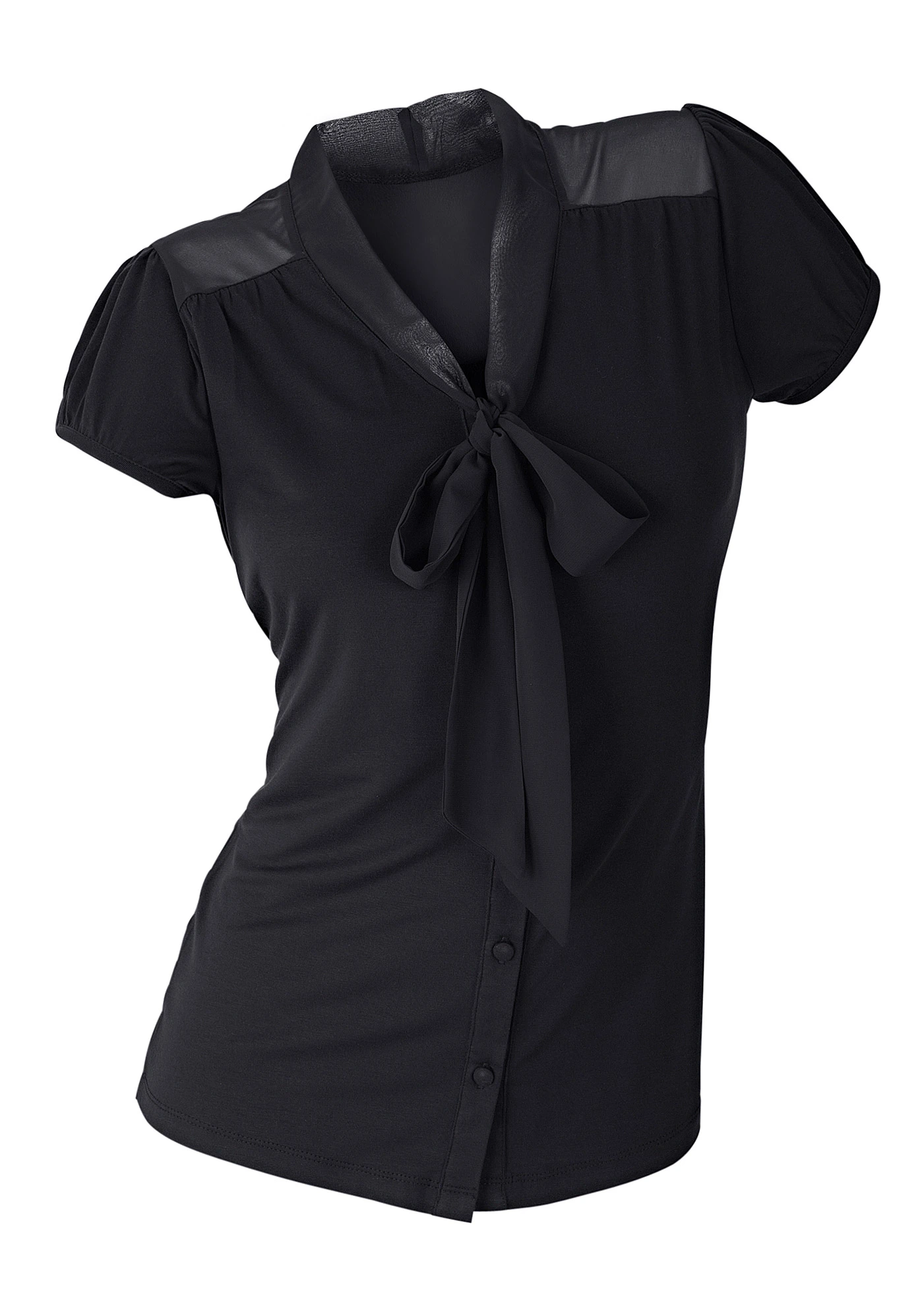 Úpletová halenka • černá • bonprix obchod