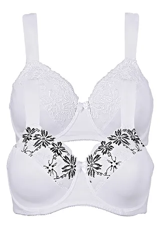 Podprsenka s kosticemi a polstrovanými ramínky (2 ks v balení)