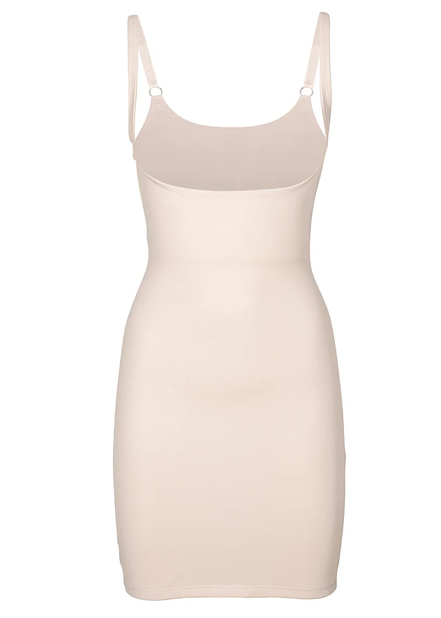 Corrigerende onderjurk, medium corrigerend, Kleur: sandbeige