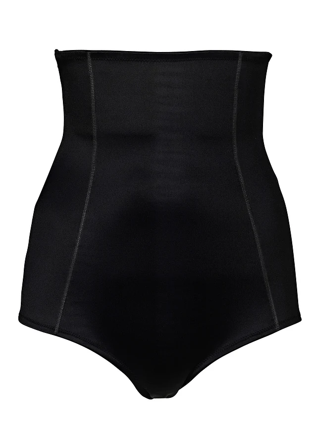 Slip sculptant taille haute, maintien fort, Couleur: noir