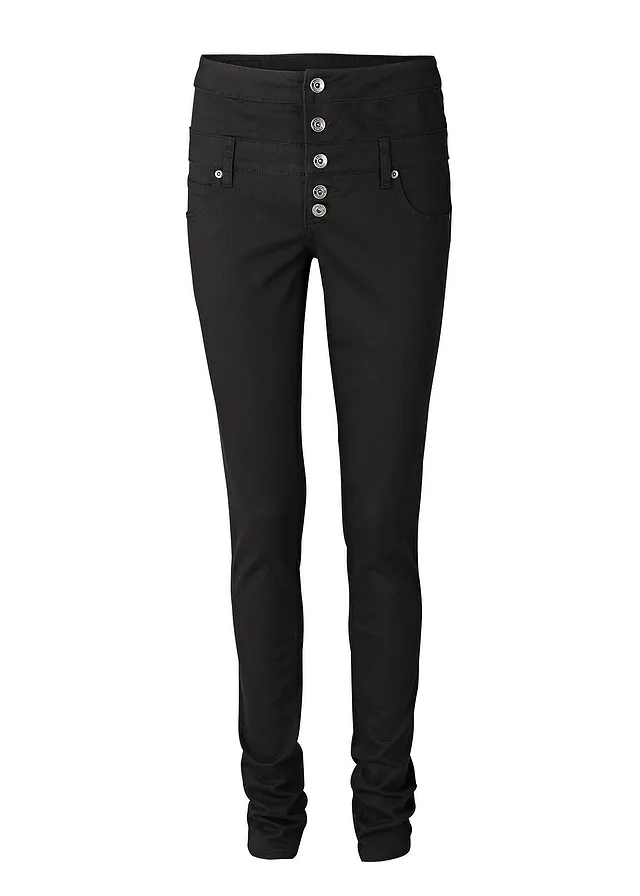 Pantaloni twill cu stretch