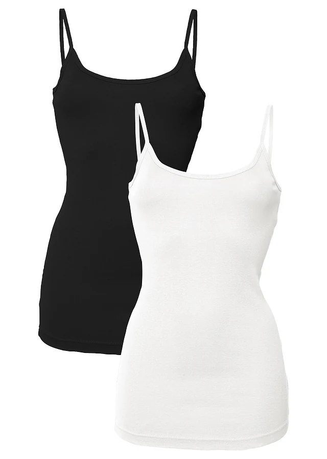Top cu bretele subțiri (set/2 buc.)