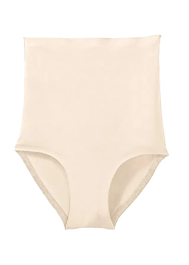 Bezešvé stahovací kalhotky s lehkým tvarujícím efektem • pudrová • bonprix obchod