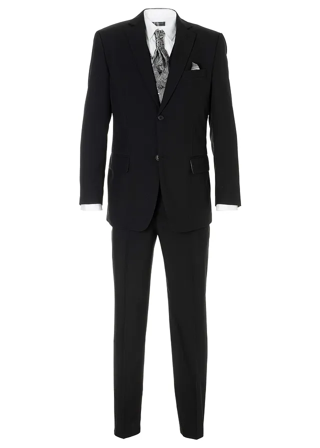 5-dielny oblek s vestou a vreckovkou (5-dielny), Regular Fit