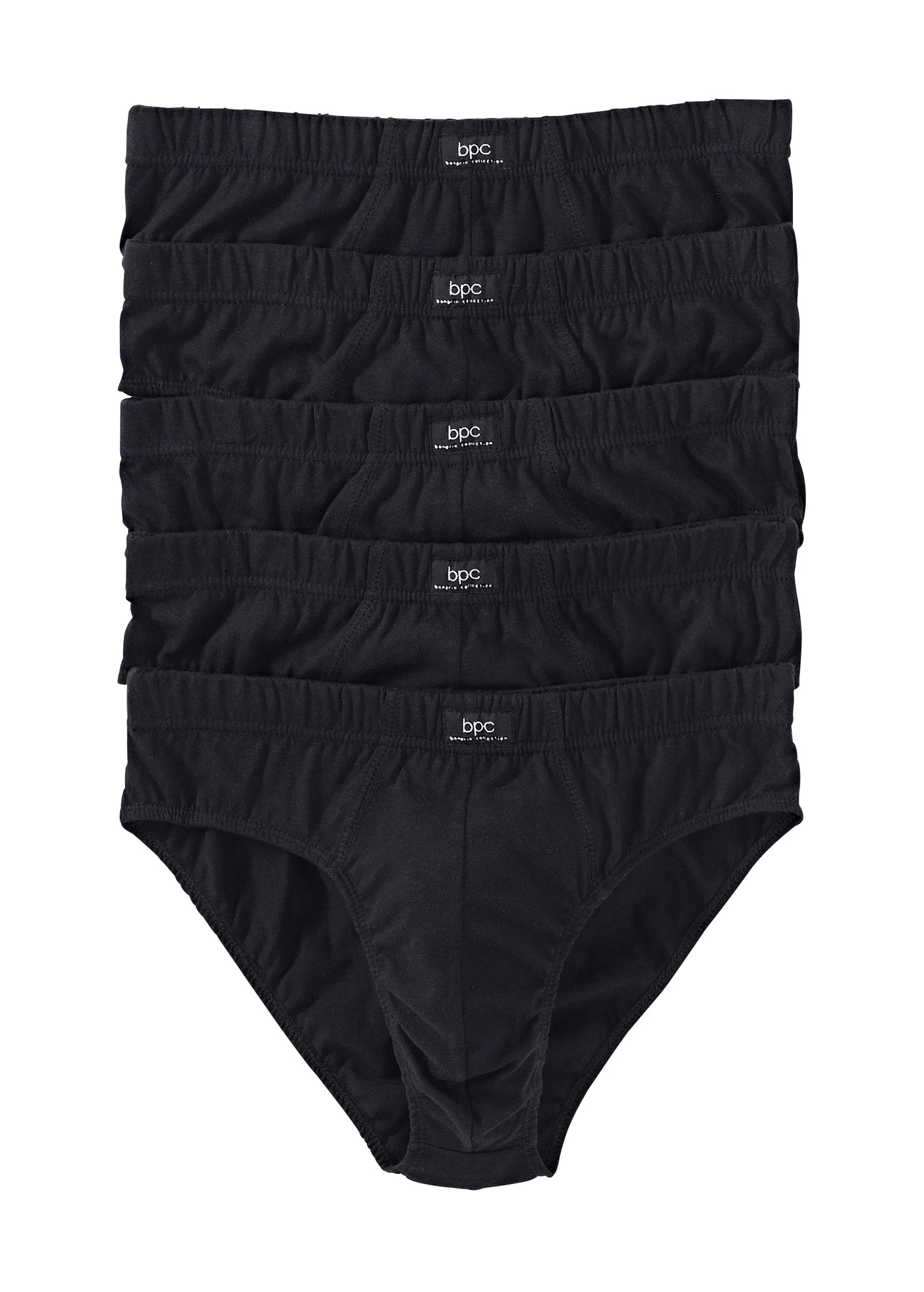 Maxi slipy (5 ks) z bavlny • čierna • obchod bonprix