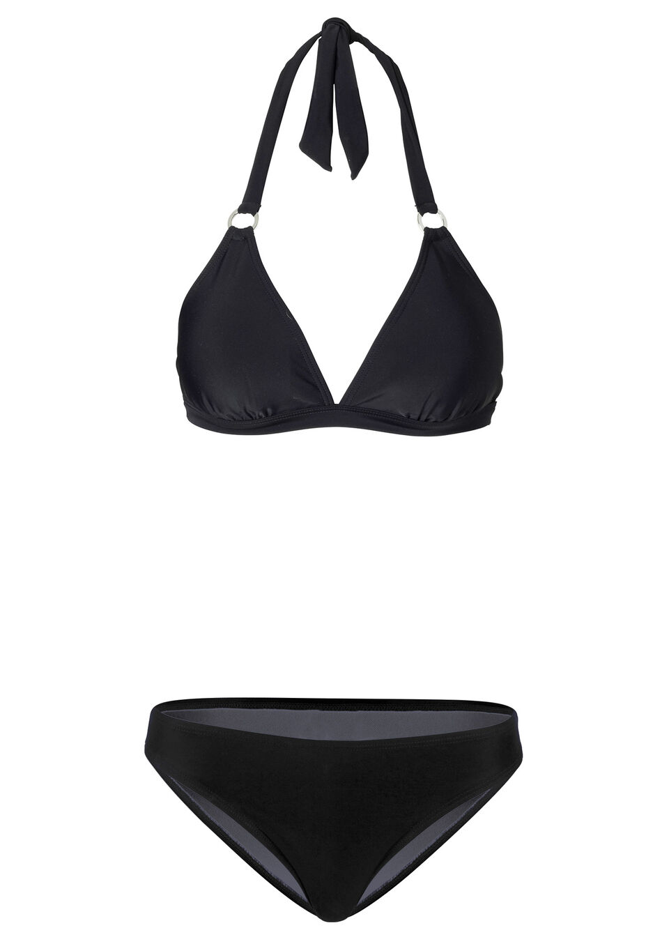 

Раздельный купальник халтер (2 изд, Черный