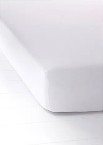 Napínací žerzejové prostěradlo • bílá • bonprix obchod