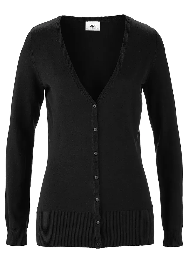 Pletený sveter na gombičky