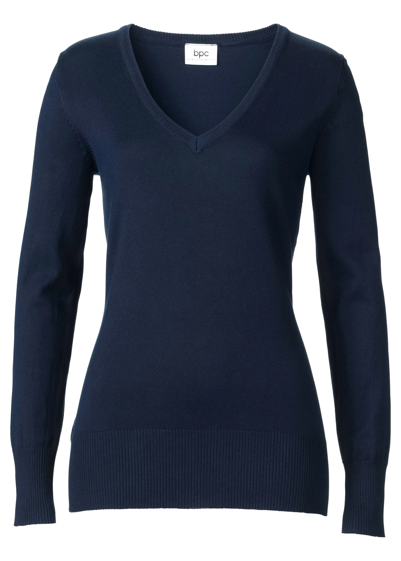 Pull en fine maille • bleu foncé • Boutique bonprix