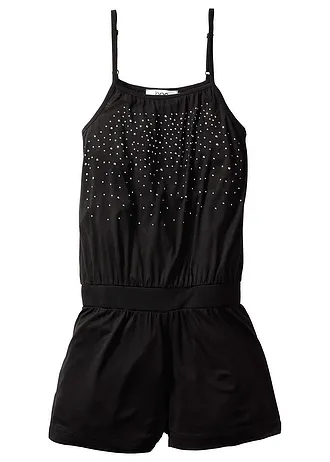 Combishort fille avec strass • noir • Boutique bonprix