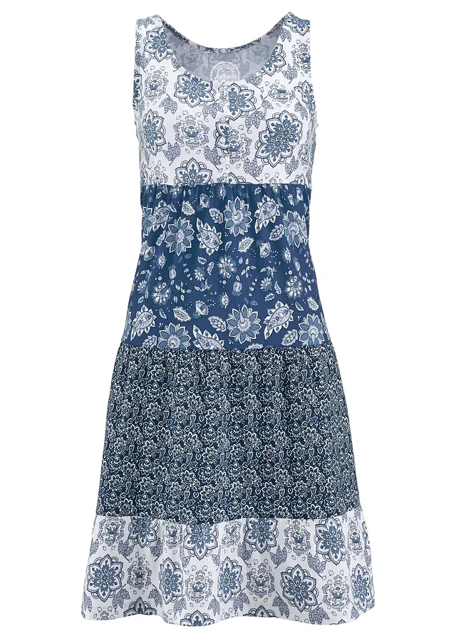 Rochie scurtă din jerse din bumbac