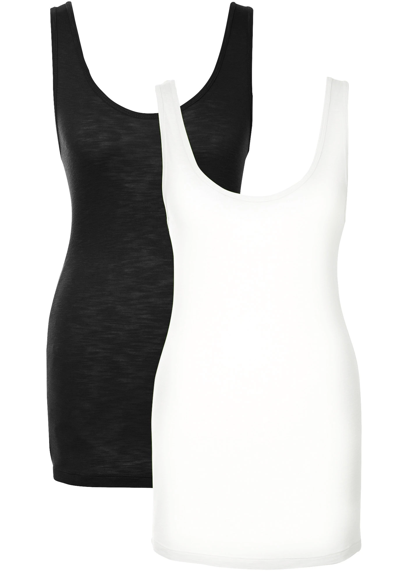 Top (set van 2) • wolwit-zwart • bonprix online shop