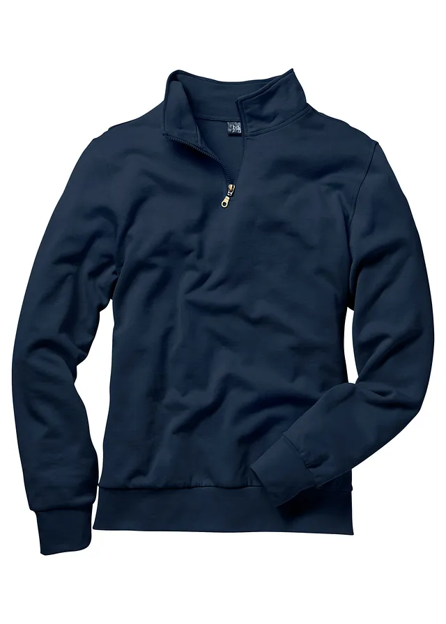 Mikina s golierom na zips