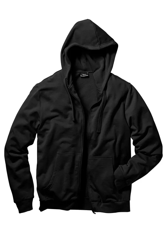 Hanorac casual cu glugă și fermoar