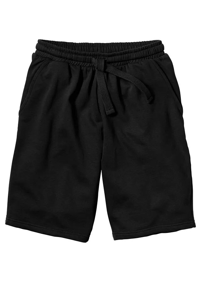 Bermudy z teplákoviny • černá • bonprix obchod