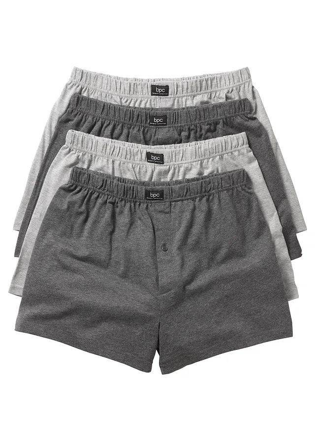 Voľné džersejové boxerky s mäkkou bavlnou (4 ks)