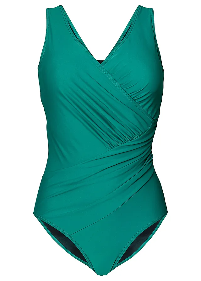 Costum de baie cu efect modelator mediu, cu aspect petrecut