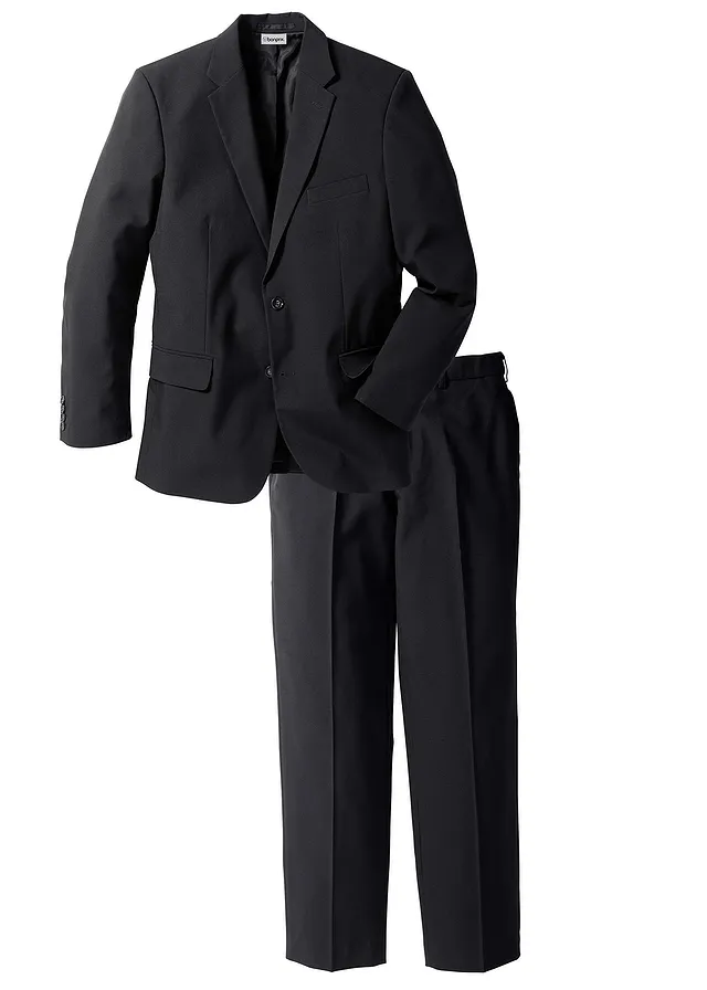 Costume 2 pièces, regular • noir • Boutique bonprix