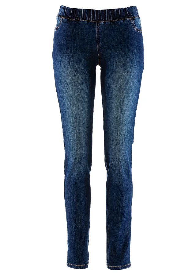 Džínsové legíny, komfort-streč