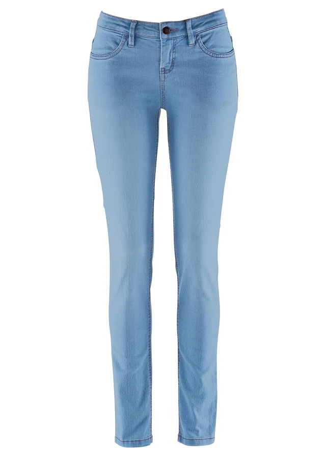 Jeansy skinny ze stretchem, mid waist