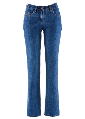 Jeansy ze stretchem, straight, mid waist