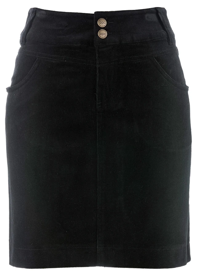 Stretch corduroy rok