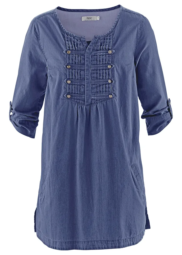 Dlhá blúzka, strih do A