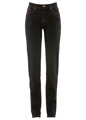 Dlouhé džíny Mom, Mid Waist, barva: černá