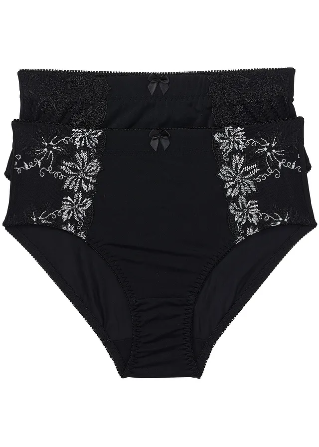 Chilot shape cu broderie (set/2 buc.)