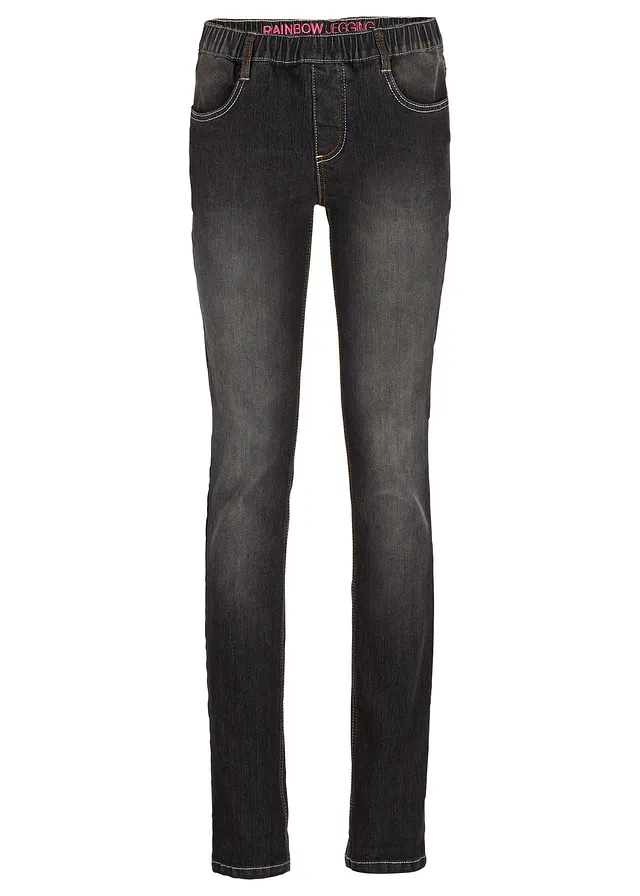 Blugi skinny talie medie, confortabilă