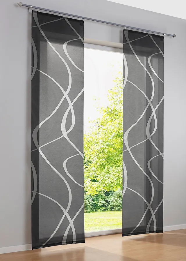 Panelový záves (1 ks) s vlnami