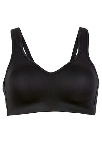 Sportovní podprsenka, střední opora • černá • bonprix obchod