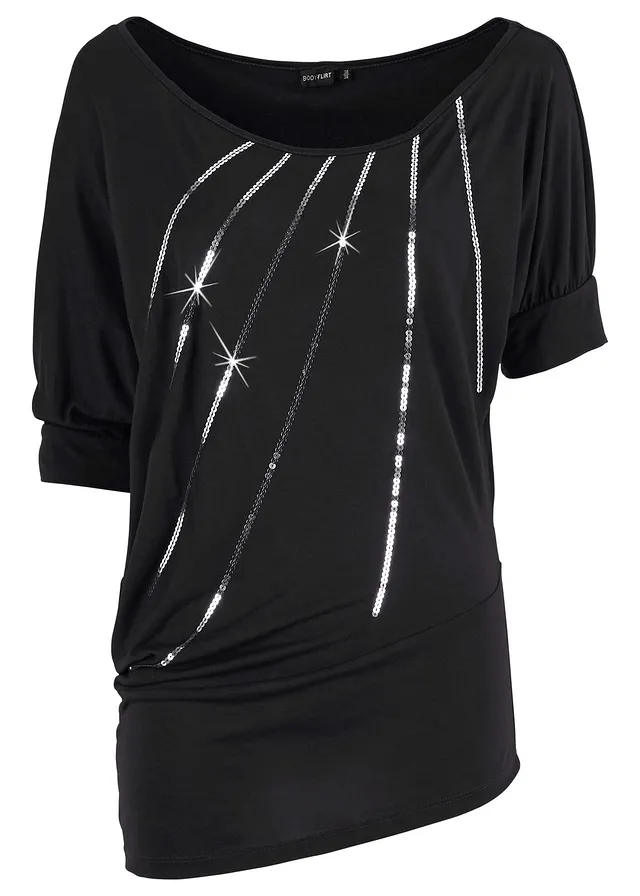 Tričko z padavého viskózového mixu