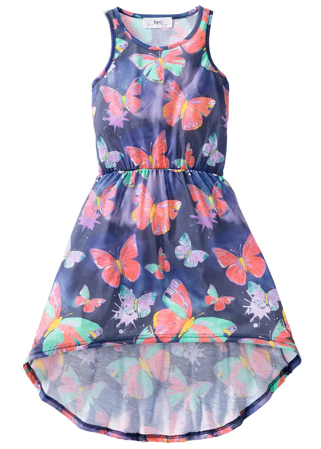 Džersejové šaty, vzadu dlhšie