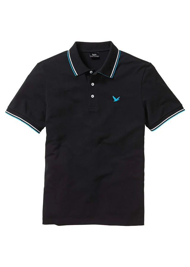 Bluză polo piqué din bumbac organic 100%