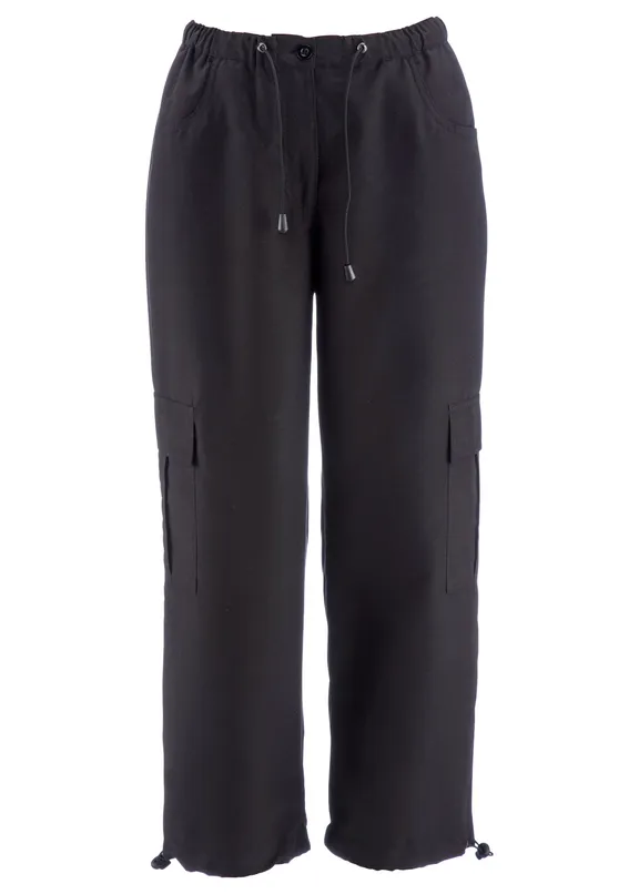 Pantaloni 7/8 cu bată comodă pe toată circumferința (2buc.)