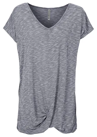 Shirt van viscosemix, Kleur: grijs gemêleerd