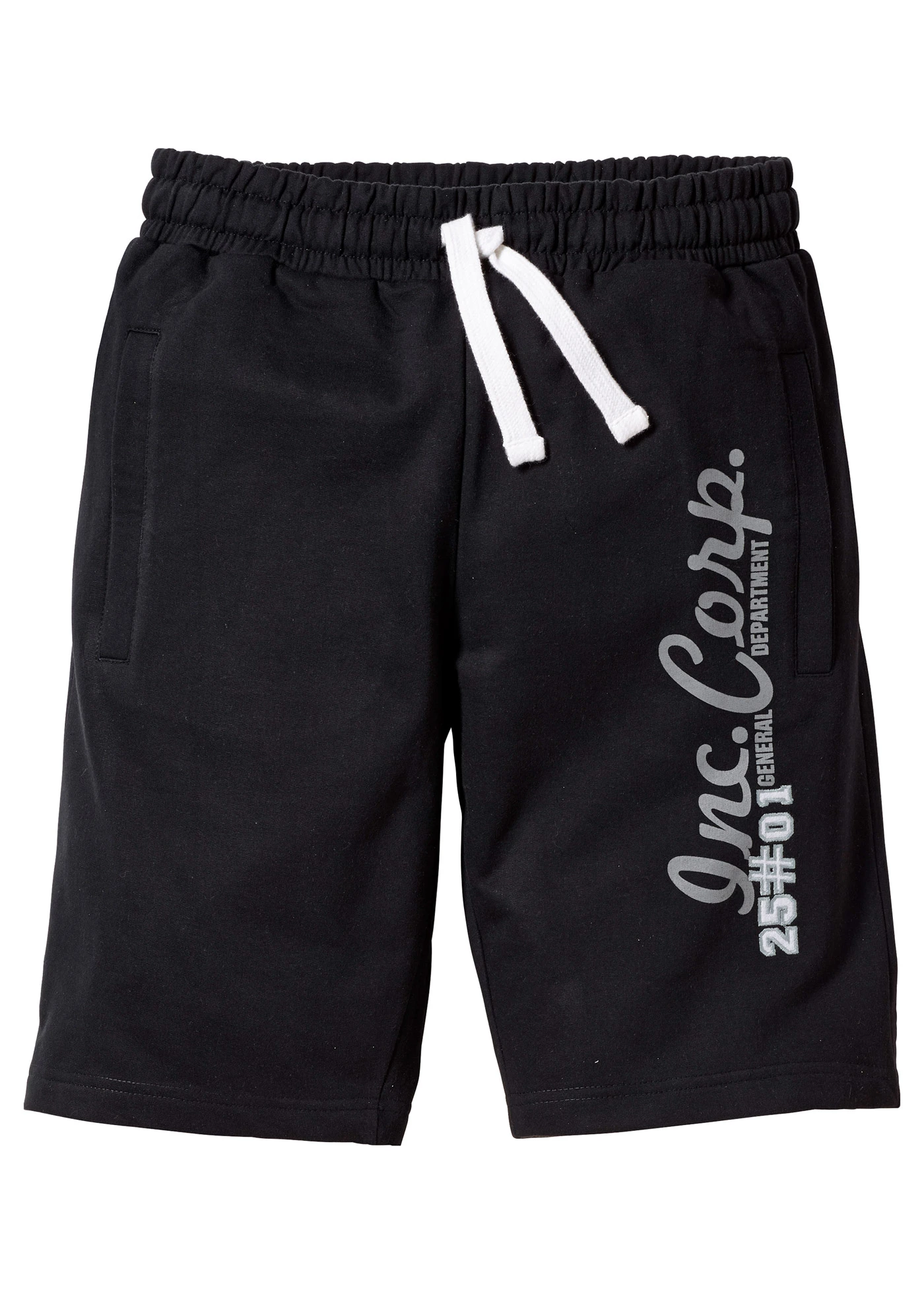 Bermuda sweat 100% coton • noir • Boutique bonprix