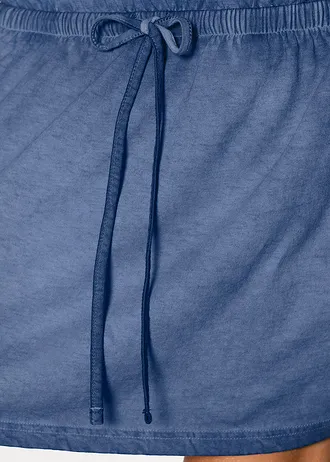 Žerzejové šaty z čisté bavlny • modrá washed • bonprix obchod