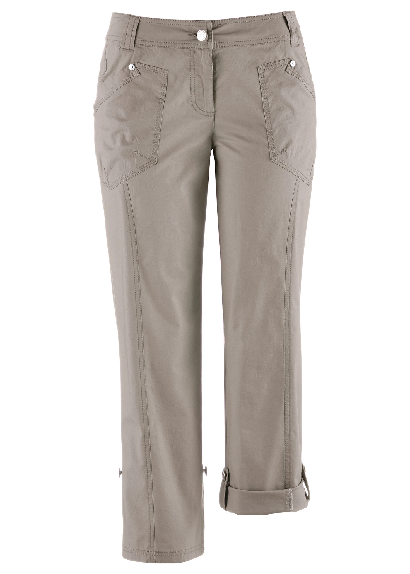Pantalon extensible cargo 3/4 • grès • Boutique bonprix