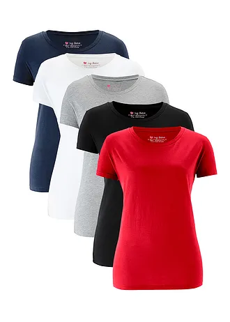 Tricou decolteu rotund (5 buc.)