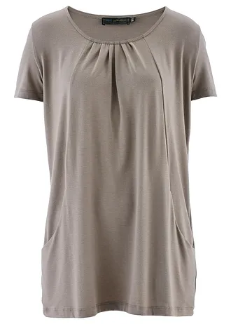 Długi shirt z wiskozą