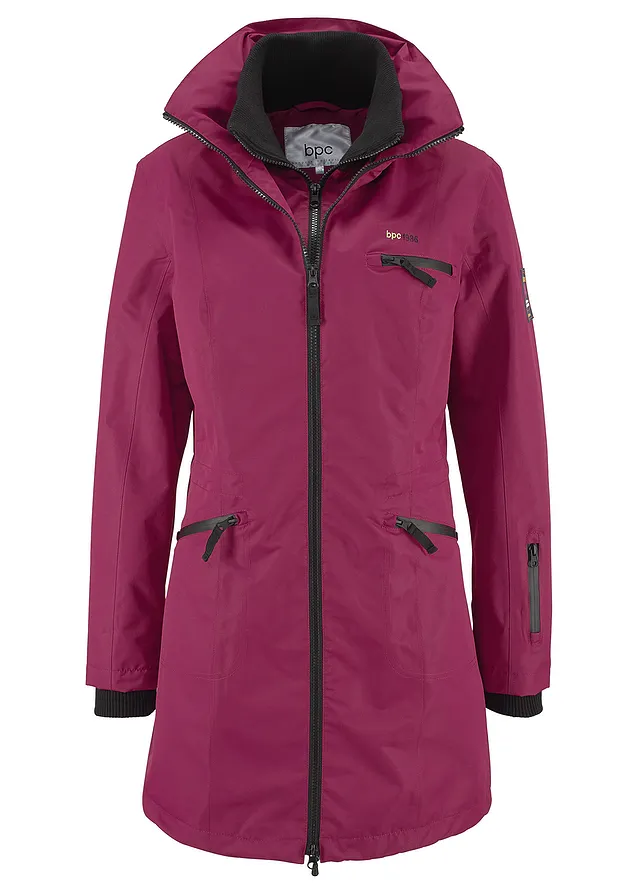 Funkčná outdoorová bunda, vzhľad 2 v 1, s kapucňou, nepremokavá