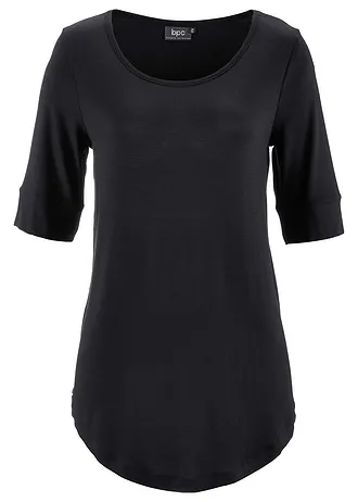 T-shirt long et doux en viscose